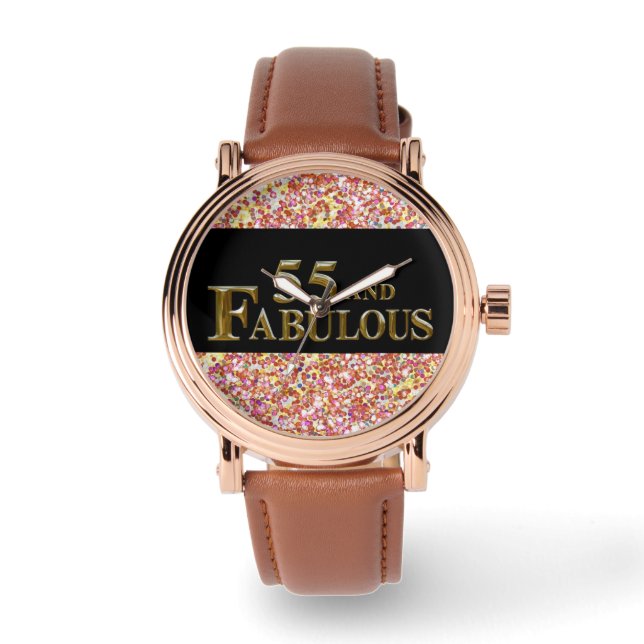 55e verjaardag horloge (Voorkant)