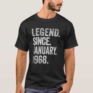 55e verjaardag jongens vanaf 55 jaar oud legende s t-shirt