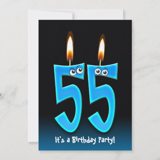 55e verjaardag kaart (Voorkant)