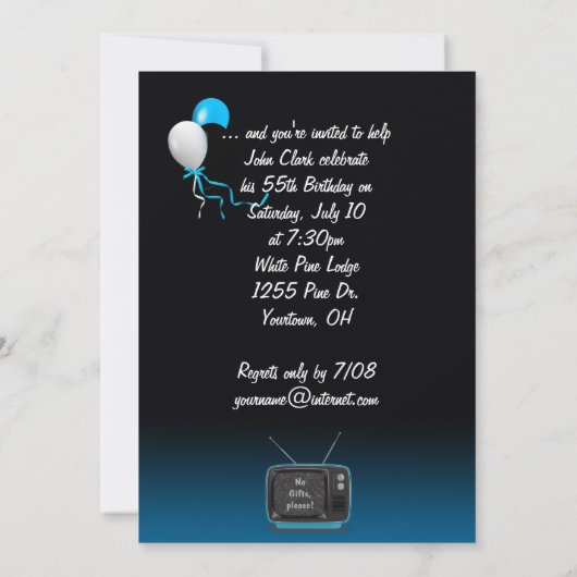 55e verjaardag kaart (Achterkant)