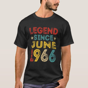 55e verjaardag Legende sinds juni 1966 vertoonde 5 T-shirt