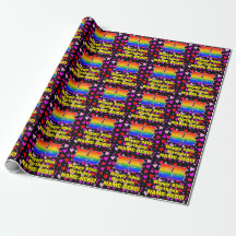 55e Verjaardag: Loving Hearts Patroon, Regenboog #