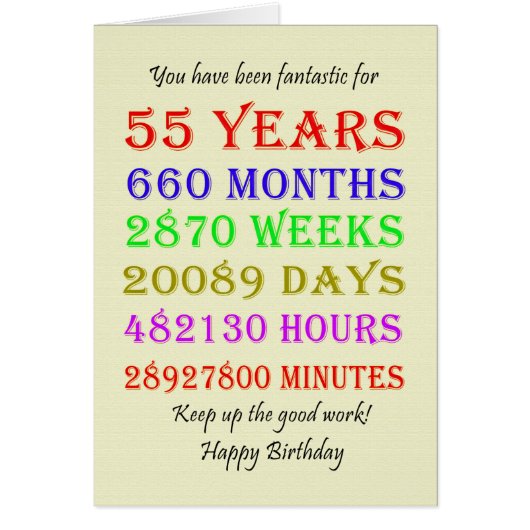 55e verjaardag Mijlpalen (Voorkant)