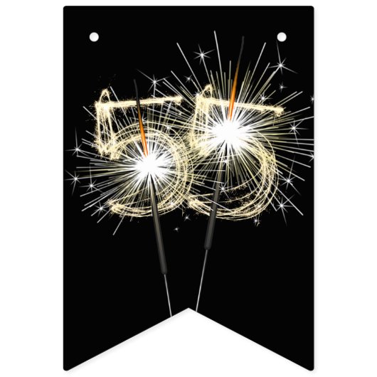 55e verjaardag of Jubileum partij Vlaggetjes (Tweede vlag)