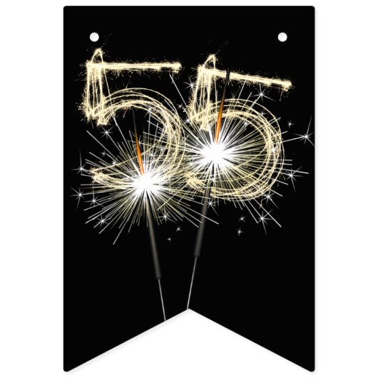 55e verjaardag of partij bij het Jubileum Vlaggetjes (Tweede vlag)