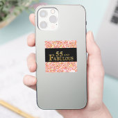 55e verjaardag sticker (Telefoon)