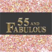 55e verjaardag sticker (Voorkant)