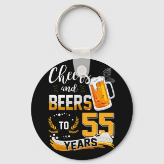 55e verjaardag van de kaasmakerij en bier tot 55 j sleutelhanger