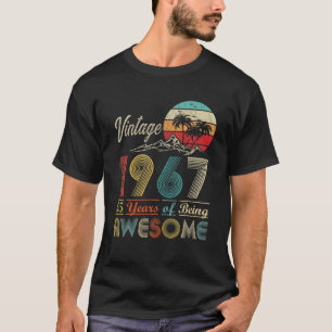 55e verjaardag Vintage 1967 , gemaakt in 1967 Gewe T-shirt
