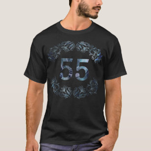 55e verjaardag voor westerne rijsabina t-shirt
