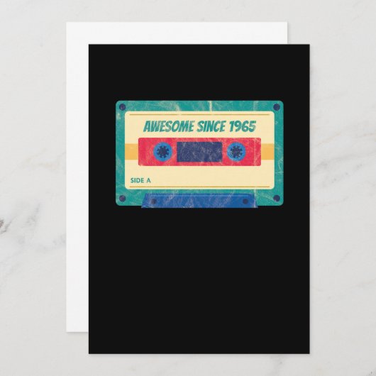 55e verjaardagscadeau Geweldige sinds 1965 Kaart (Voorkant / Achterkant)