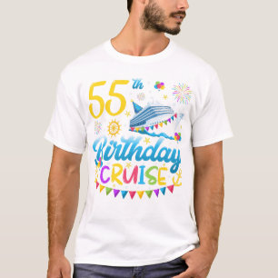 55e verjaardagscruise B-Day Party Mannen T-shirt