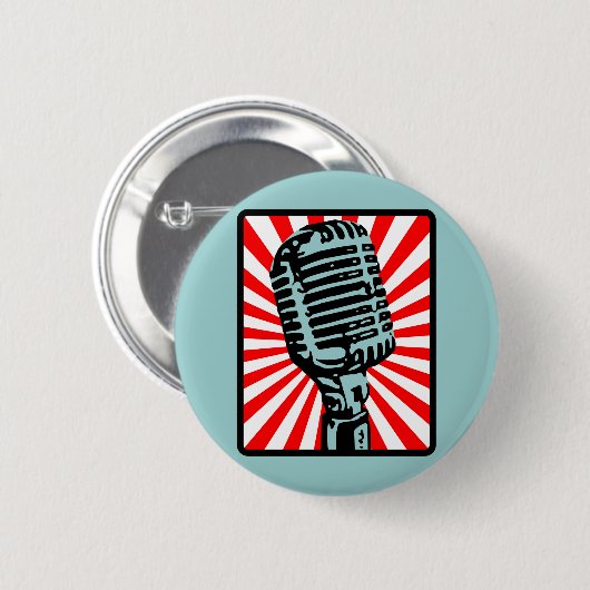 55S  microfoon Ronde Button 5,7 Cm (Voorkant /achterkant)