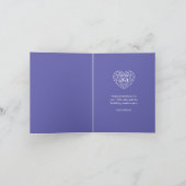 55ste huwelijksjubileum 55 jaar liefde kaart (Binnen)