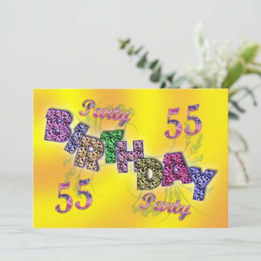 55ste uitnodiging (Staand voorkant)