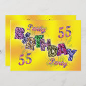 55ste uitnodiging (Voorkant / Achterkant)