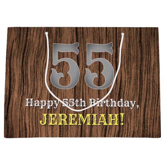 55ste verjaardag: Country Western geïnspireerd uit Groot Cadeauzakje (Voorkant)