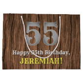 55ste verjaardag: Country Western geïnspireerd uit Groot Cadeauzakje (Achterkant)