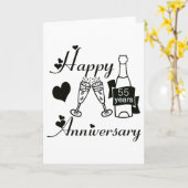 55ste. Verjaardag Kaart (Gele Bloem)