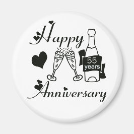 55ste. Verjaardag Magneet