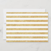 55ste verjaardag met foto - Goud Wit Rood Kaart (Achterkant)