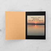 55ste verjaardag van mijn man licht schijnt helder kaart (Binnen)