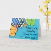 **55ste VERJAARDAG** WENSEN VOOR MIJN FAVORIETE ST Kaart (Gele Bloem)