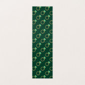 55th Anniversary Party Emerald Gold Ring Twee foto Kaart (Binnenkant ongevouwen)