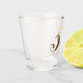 55th Birthday Emerald Bruiloft Jubileum Shot Glas (Links)