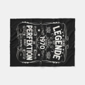 55th Birthday Gift Men Women Legend December 1970  Fleece Deken (Voorkant (Horizontaal))