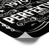 55th Birthday Gift Men Women Legend December 1970  Poster (Hoek)