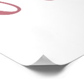 55th Birthday Women Hello 55 Cute 55 Years Old Poster (Hoek)