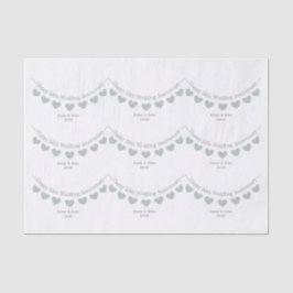 55th Emerald Wedding Jubileum tissue Tissuepapier