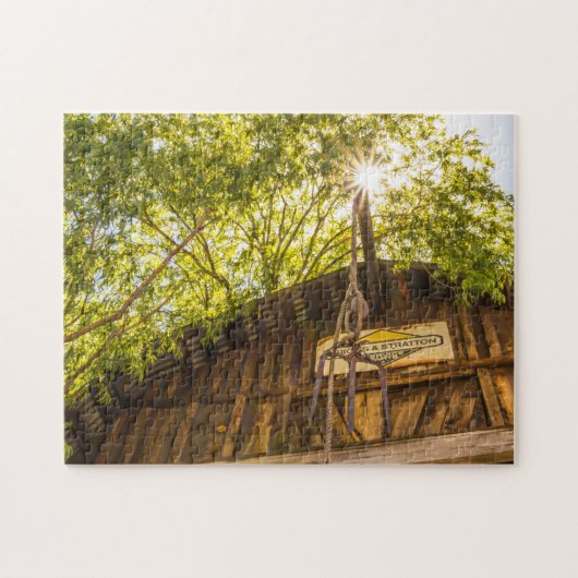 5632-oude rustieke schuur puzzel (Horizontaal)