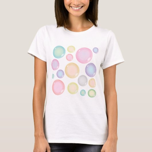 5640Verkleurde bubbels T-shirt (Voorkant)