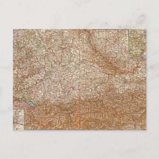 5657 Zuid-Duitsland, Oostenrijk Briefkaart (Voorkant)