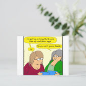 565 Zo vergeetachtige cartoon Briefkaart (Staand voorkant)