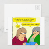 565 Zo vergeetachtige cartoon Briefkaart (Voorkant / Achterkant)