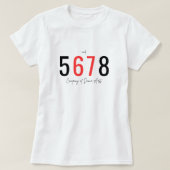 5678 T-SHIRT (Design voorkant)