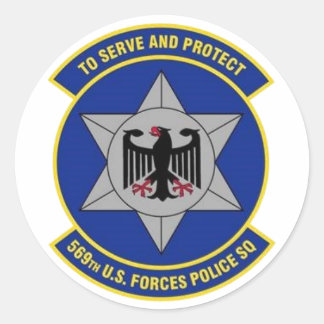 569th USFPS Decal Ronde Sticker