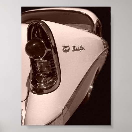 56 chevy antiek stijl poster (Voorkant)