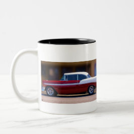 "56 CHEVY BEL AIR COFFEE CUP TWEEKLEURIGE KOFFIEMOK