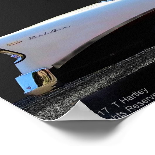 "56 CHEVY BEL AIR POSTER (Hoek)