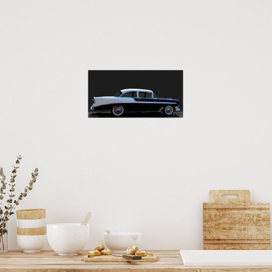 "56 CHEVY BEL AIR POSTER (Keuken)