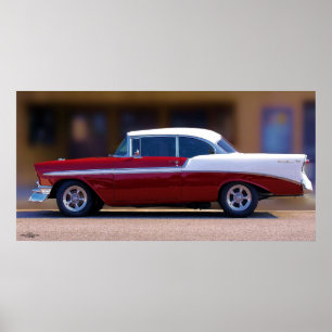 "56 CHEVY BEL AIR POSTER