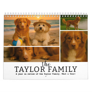 56 Foto Collage Maand per Maand Gepersonaliseerd Kalender