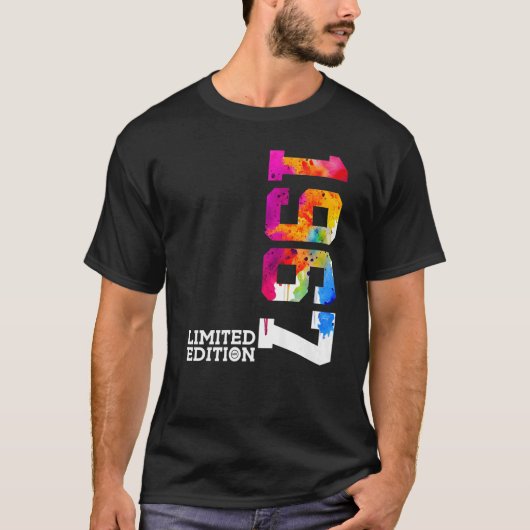 56 jaar 56e verjaardag 1967 t-shirt (Voorkant)
