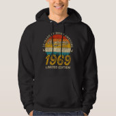 56 jaar oud 1969 Retro Geweldige 56ste verjaardags Hoodie (Voorkant)
