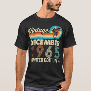 56 jaar oud 56 jaar  december 1965 t-shirt