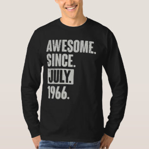 56 jaar oud 56e verjaardag Geweldige sinds juli 19 T-shirt